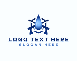 Droplet - Droplet Power Wash Cleaner logo design