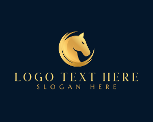 Mustang - Luxury Horse Equine logo design