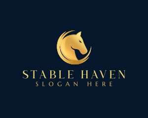 Luxury Horse Equine logo design