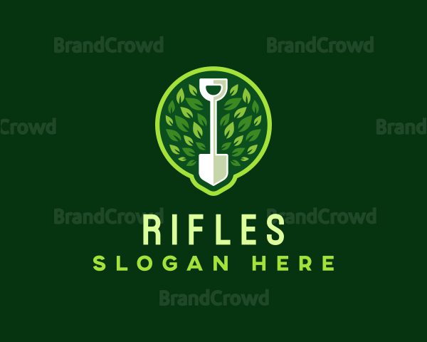 Shovel Garden Landscaping Logo