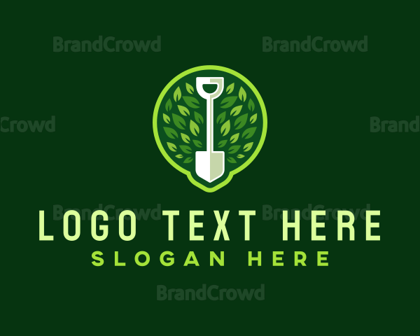 Shovel Garden Landscaping Logo