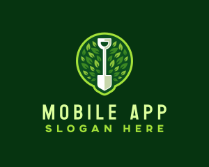 Shovel Garden Landscaping Logo