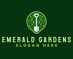 Shovel Garden Landscaping logo design