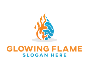 Thermal Cooling HVAC  logo design