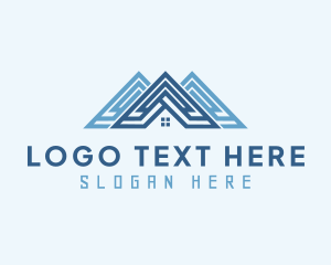 Roofer - Roof Town House logo design