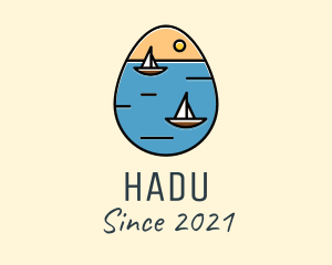 Tourism - Sail Ship Egg logo design