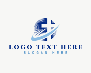 International - Global Cross Religion logo design