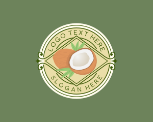 Summer - Fresh Coconut Juice logo design
