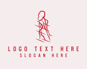 Vagina - Sexy Feminine Woman logo design