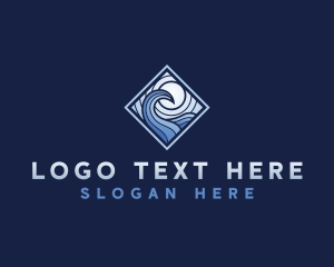 Tide - Ocean Tide Wave logo design