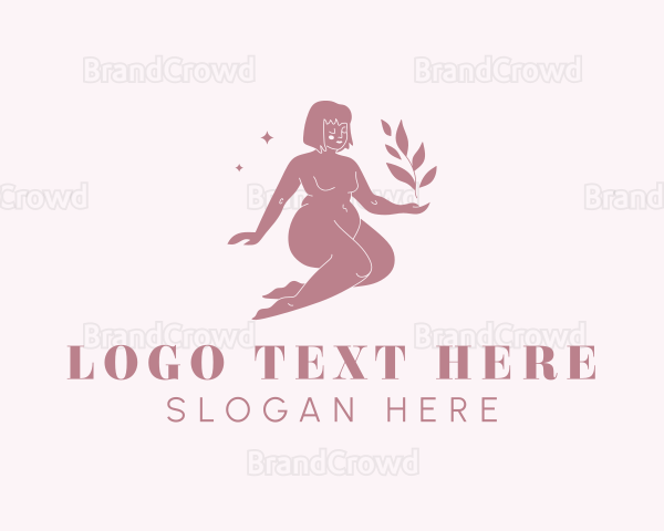 Beauty Nude Woman Logo