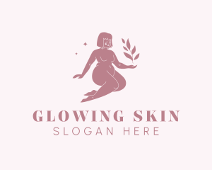 Beauty Nude Woman  logo design