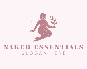 Beauty Nude Woman  logo design