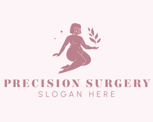 Beauty Nude Woman  logo design