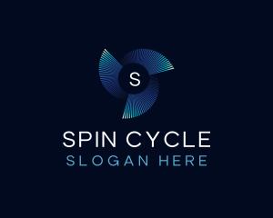 Spin - Ai Propeller Motion logo design