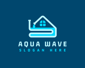 Water - House Water Drainage logo design