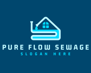 Sewage - House Water Drainage logo design