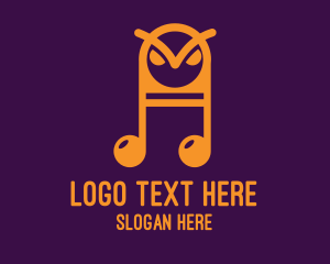 Music Festival - Angry Owl Music logo design