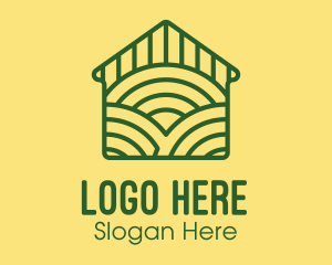 Green Farm House Logo