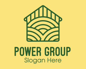 Green Farm House Logo