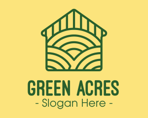 Farming - Green Farm House logo design