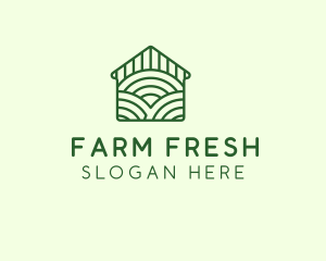 Green Farm House logo design