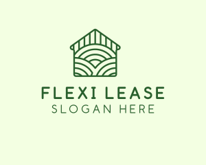 Leasing - Green Farm House logo design