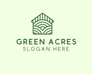 Pasture - Green Farm House logo design