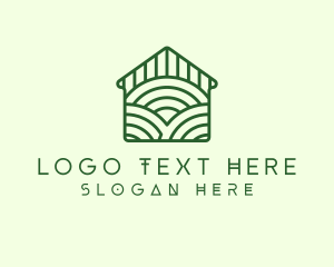 Field - Green Farm Home logo design