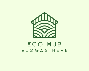 Green Farm House logo design