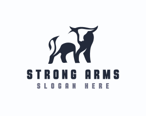 Strong Bull Safari logo design