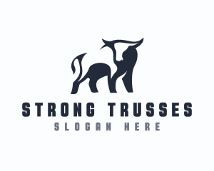 Strong Bull Safari logo design