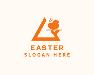 Eat - Orange Soup Restaurant logo design