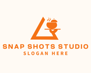 Food Store - Orange Soup Restaurant logo design