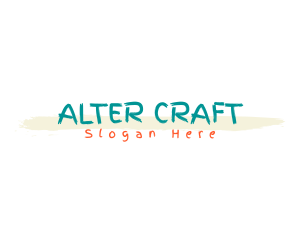 Playful Craft Business logo design