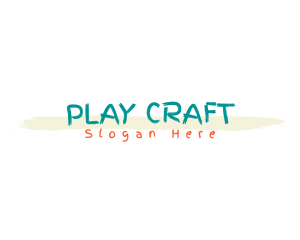 Playful Craft Business logo design