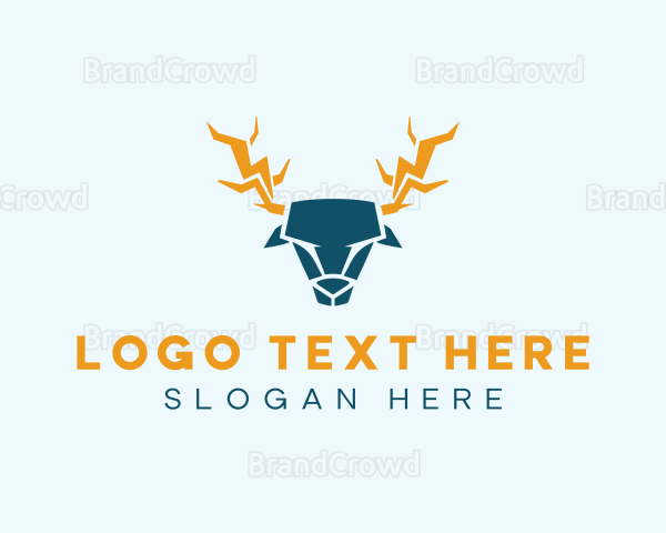 Deer Antler Electricity Logo