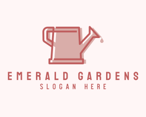 Garden Watering Can Tool  logo design