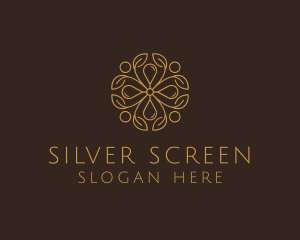 Flower Leaf Oil  logo design