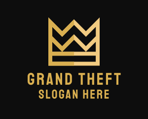 Elegant Gold Crown Logo