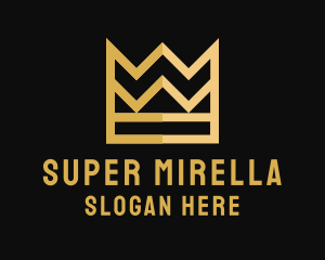 Elegant Gold Crown Logo