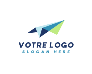 Shipment - Forwarding Paper Plane logo design