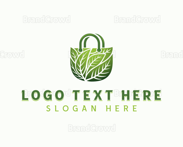 Organic Leaves Bag Logo