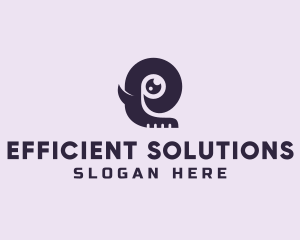 Elephant Letter E logo design