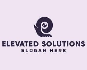 Elephant Letter E logo design