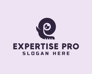 Elephant Letter E logo design