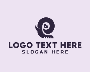 Shop - Elephant Letter E logo design