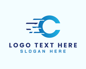 Gradient - Cyber Tech Letter C logo design