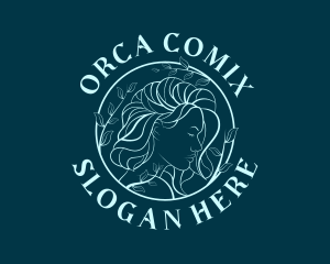 Organic Hair Cosmetics logo design