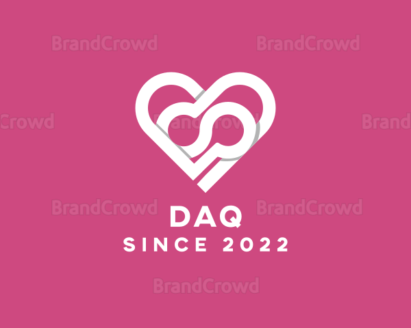 Heart Dating Family Logo